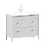 Burlington Strand Szafka podumywalkowa stojąca 100x45 matt white SN1000FSW