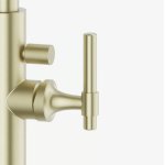 Burlington Strand Uchwyt do baterii wannowo-prysznicowej wolnostojącej brushed brass SN416HANDLEF