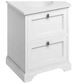 Burlington Szafka pod umywalkę 65x55 Biała FF9W