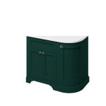 Burlington Szafka pod umywalkę 100x55 Lewa Matt Green FC2MG