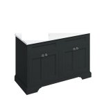 Burlington Szafka pod umywalkę 130x55 Matt Black FC9BM