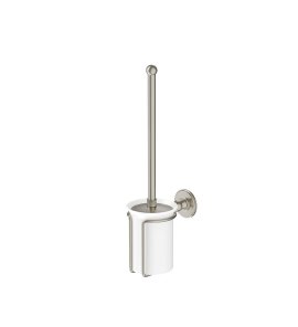 Burlington Szczotka do WC wisząca brushed nickel A8BNKL