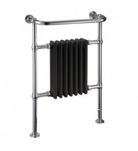 Burlington Trafalgar Grzejnik wodny chrom/czarny R1CHRBLA