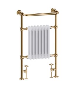 Burlington Trafalgar Grzejnik wodny Gold/Biały R1GOLD