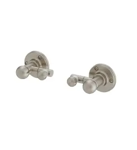 Burlington Uchwyt do mocowania lustra (para) Brushed Nickel MI18501L