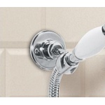 Burlington Uchwyt punktowy na słuchawkę prysznicową chrom V18 W MAGAZYNIE!!