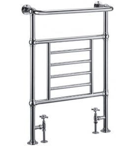 Burlington Vincent Grzejnik wodny z zaworami bez grzałki chrom R5CHR+R6CHR