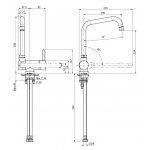 Carlo Frattini Bateria kuchenna Chrom F7009CR