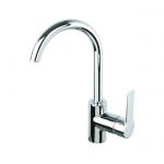 Carlo Frattini Mast Bateria umywalkowa jednootworowa z korkiem Chrom F3151CR.ES