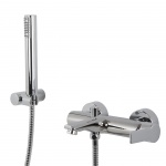 Carlo Frattini Mast Bateria wannowa z zestawem natryskowym Chrom F3134CR