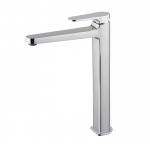 Carlo Frattini Next Bateria umywalkowa jednouchwytowa wysoka z korkiem Chrom F3941/HNCR