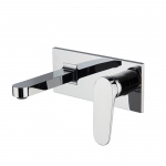 Carlo Frattini Next Bateria umywalkowa ścienna z korkiem Chrom F3961X5CR