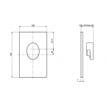 Carlo Frattini Next Bateria wannowo-natryskowa jednouchwytowa podtynkowa Chrom F3939/1CR
