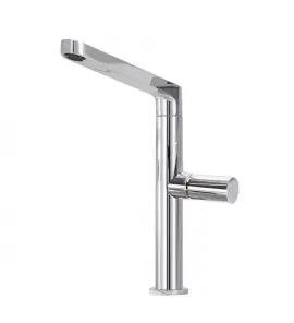 Carlo Frattini Nomos Go Bateria umywalkowa jednouchwytowa wysoka z korkiem Chrom F4161LCR
