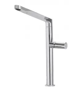 Carlo Frattini Nomos Go Bateria umywalkowa jednouchwytowa wysoka z korkiem Chrom F4161/HCR
