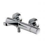 Carlo Frattini Nomos Go Bateria wannowo-natryskowa bez zestawu natryskowego Chrom F4164/1CR