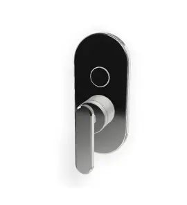 Carlo Frattini Park Line Bateria wannowa/prysznicowa podtynkowa z przełącznikiem 2-drożnym element zewnętrzny chrom F1309E2CR