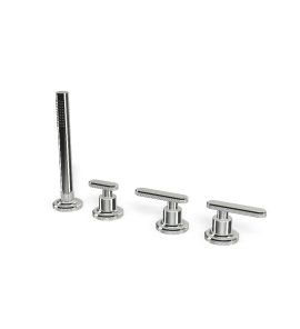 Carlo Frattini Park Line Bateria wannowa 4-otworowa chrom F1324/1CR