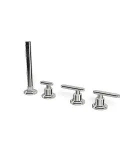 Carlo Frattini Park Line Bateria wannowa 4-otworowa chrom F1324/1CR