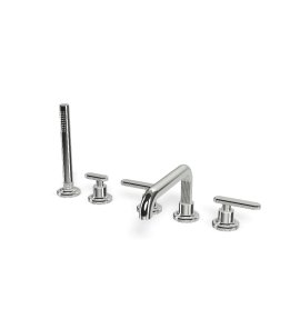 Carlo Frattini Park Line Bateria wannowa 5-otworowa chrom F1324CR