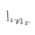 Carlo Frattini Park Line Bateria wannowa 5-otworowa chrom F1324CR