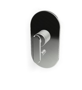 Carlo Frattini Park Line Bateria wannowa/prysznicowa podtynkowa z przełącznikiem element zewnętrzny chrom F1309X2CR