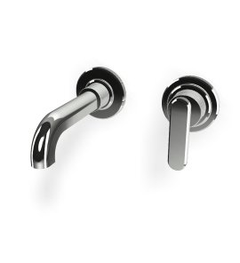 Carlo Frattini Park Line Bateria umywalkowa podtynkowa z korkiem klik klak element zewnętrzny chrom F1301WX9CR