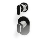 Carlo Frattini Park Line Bateria prysznicowa termostatyczna podtynkowa element zewnętrzny chrom F1353X1CR