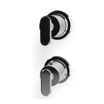 Carlo Frattini Park Line Bateria prysznicowa termostatyczna podtynkowa z przełącznikiem 2-drożnym element zewnętrzny chrom F1333N7CR