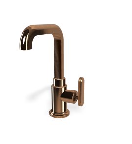 Carlo Frattini Park Line Bateria umywalkowa z korkiem klik klak amber bronze F1321LZL