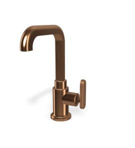 Carlo Frattini Park Line Bateria umywalkowa z korkiem klik klak brushed bronze F1321LZS