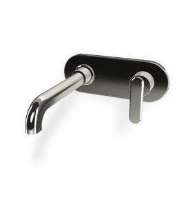 Carlo Frattini Park Line Bateria umywalkowa podtynkowa z korkiem klik klak element zewnętrzny nickel lucido F1301WLX5LN