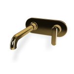 Carlo Frattini Park Line Bateria umywalkowa podtynkowa z korkiem klik klak element zewnętrzny gold F1301WLX5OR