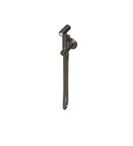 Carlo Frattini Park Line Bidetka ze słuchawką i wężem podtynkowa element zewnętrzny brushed black chrome F1320/4CS