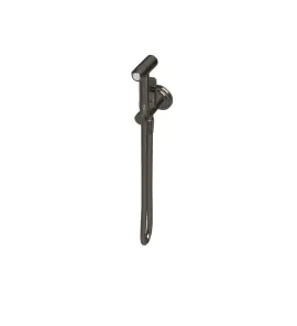 Carlo Frattini Park Line Bidetka ze słuchawką i wężem podtynkowa element zewnętrzny brushed black chrome F1320/4CS