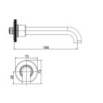 Carlo Frattini Park Line Wylewka wannowa chrom F1352CR