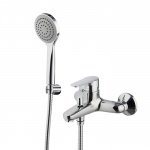 Carlo Frattini Serie 22 Bateria wannowa z zestawem natryskowym Chrom F3834CR