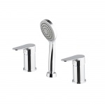 Carlo Frattini Serie 22 Bateria wannowa 3-otworowa Chrom F3844/1CR