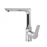 Carlo Frattini Serie 4 Bateria umywalkowa jednouchwytowa z korkiem Chrom F3781FNCR