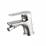 Carlo Frattini Serie 4 Bateria bidetowa jednouchwytowa z korkiem Chrom F3762CR