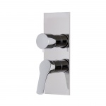 Carlo Frattini Serie 4 Bateria wannowo-natryskowa podtynkowa z przełącznikiem 2/3 wylotów Chrom F3769X6CR