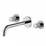 Carlo Frattini So Bateria umywalkowa 3-otworowa podtynkowa Chrom F3191L/5CR