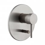 Carlo Frattini Spillo Steel Bateria jednouchwytowa wannowo-natryskowa podtynkowa 2 przełącznikami wyjść Stal nierdzewna F3079X2INOX