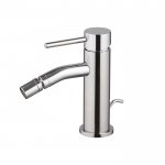 Carlo Frattini Spillo Up Bateria bidetowa jednouchwytowa z korkiem automatycznym Chrom F3032XSCR