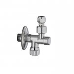 Carlo Frattini Zawór z przyłączem kątowym Chrom F191CR