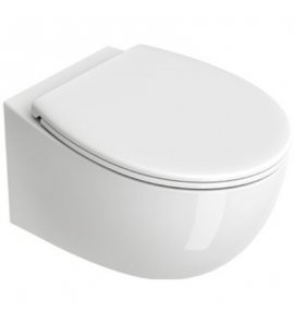Catalano Italy Miska WC wisząca Newflush 52x37 cm z deską wolnoopadającą biała 1VS52RIT00