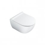 Catalano Sfera Miska WC wisząca Newflush 50x35 cm z deską wolnoopadającą slim biała 1VSS50R00