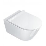 Catalano Zero Miska WC wisząca Newflush 55x35 cm z deską wolnoopadającą slim biała 1VS55NR00