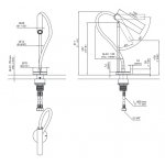 CEA Asta Bateria umywalkowa jednootworowa z wyjmowaną wylewką Satin Stainless Steel AST03WS