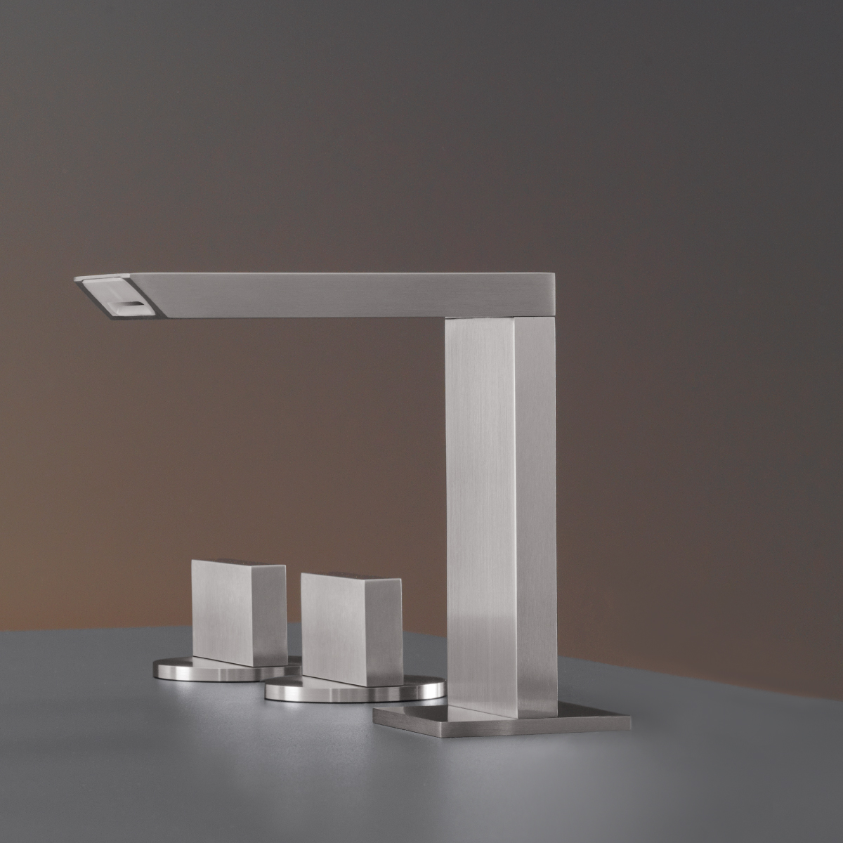 CEA BAR Bateria umywalkowa 3-otworowa Satin Stainless Steel BAR29S